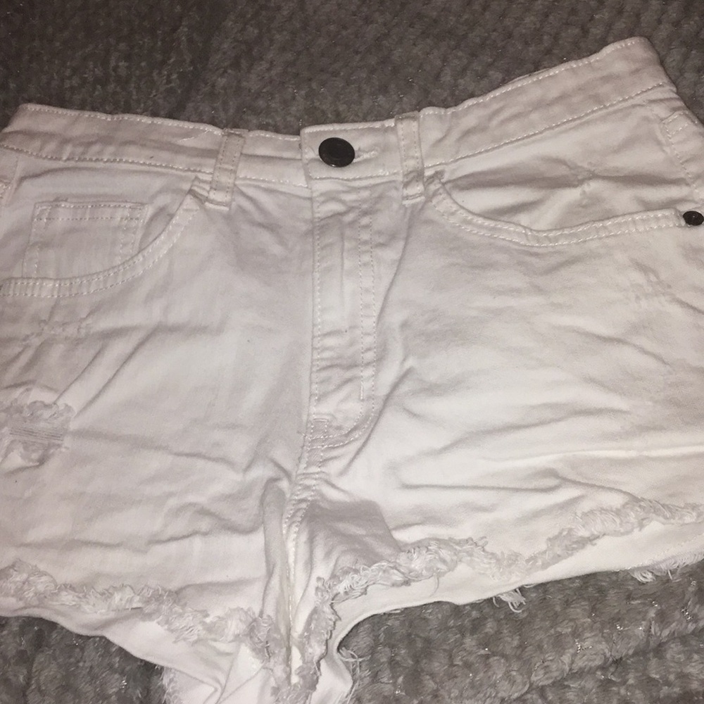 white shorts